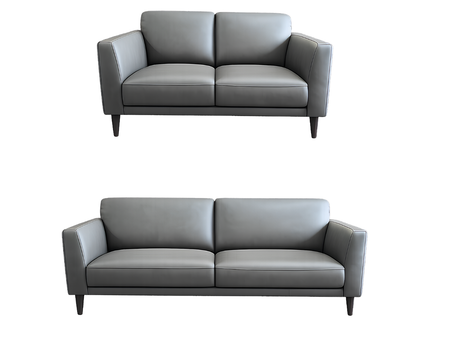 Vance leather 3+2 sofa