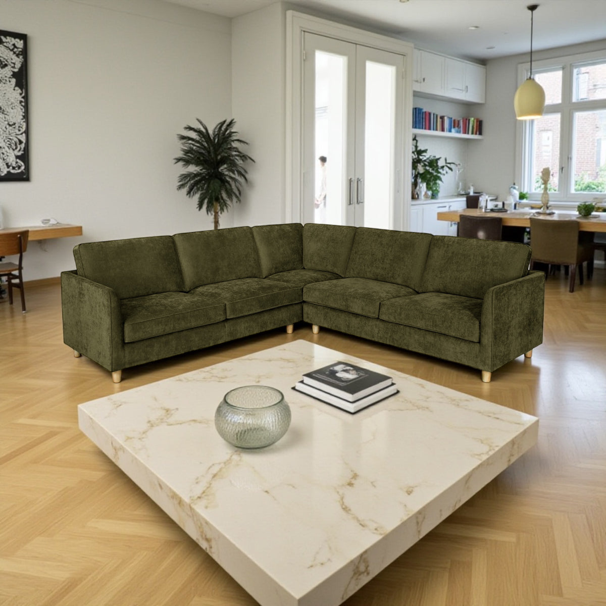 Bloom Corner lounge Olive