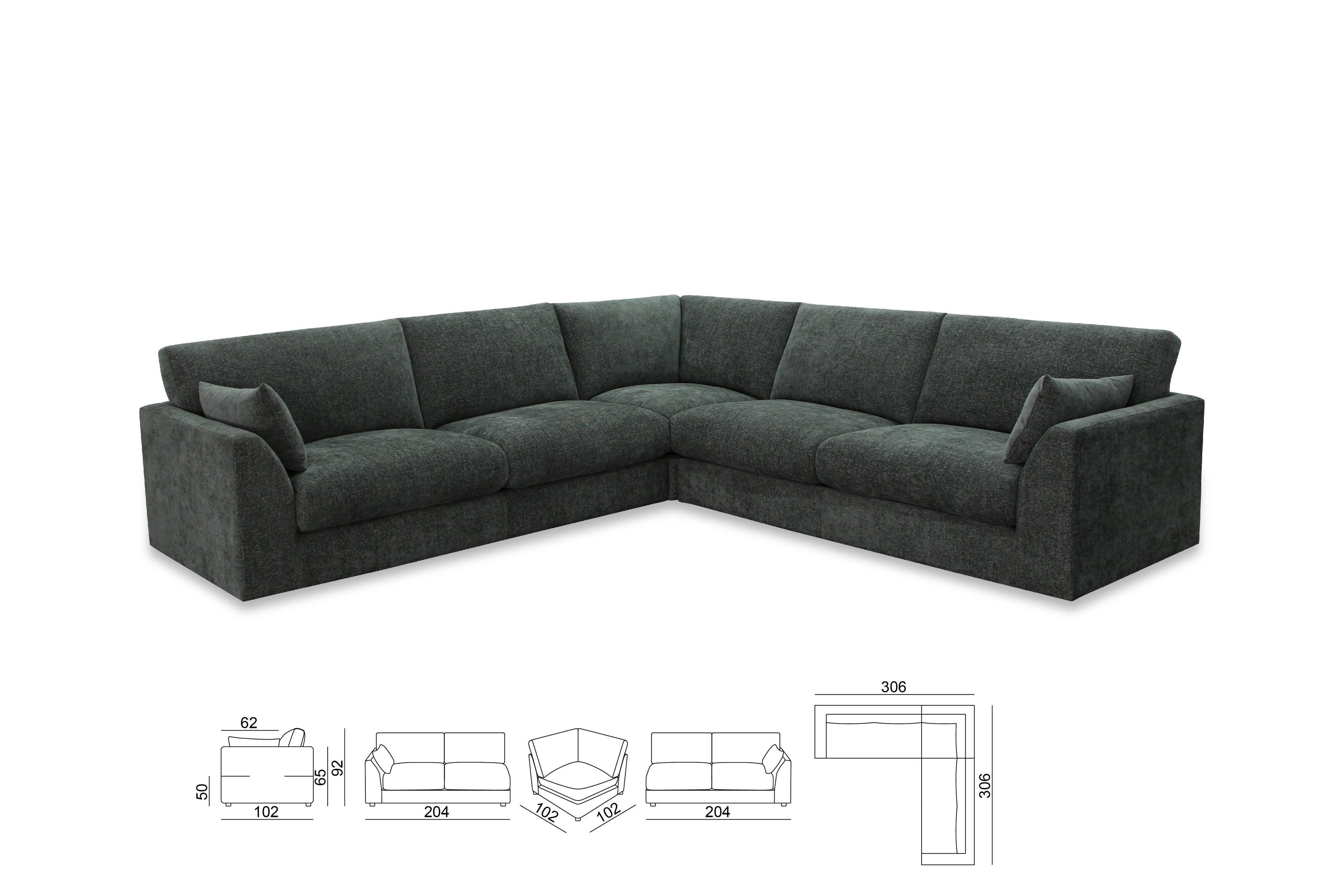 Hazel Chaise & Corner