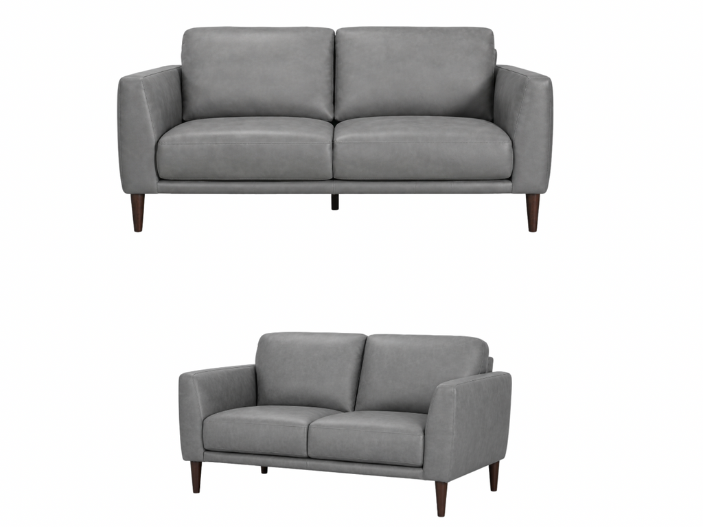 Vance leather 3+2 sofa