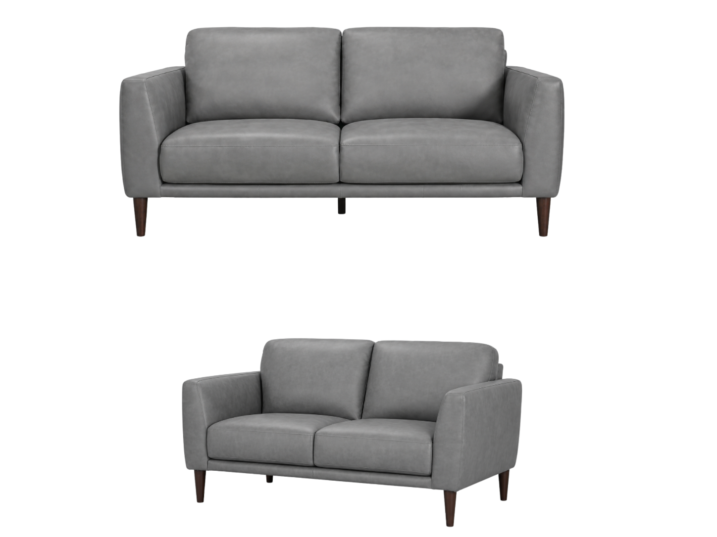 Vance leather 3+2 sofa